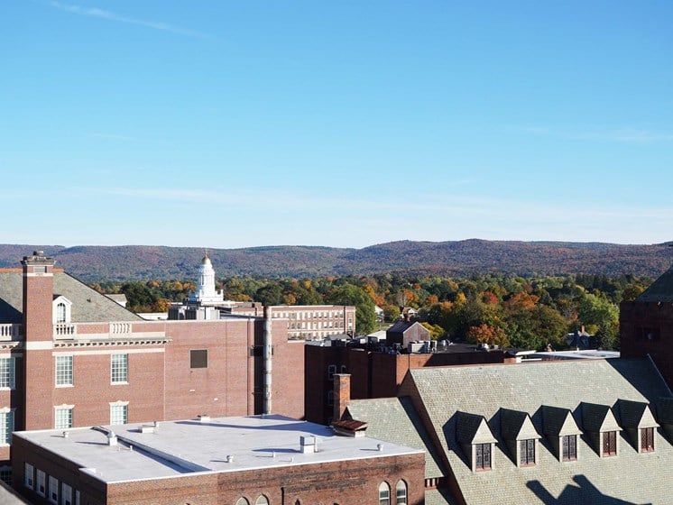 Enjoy the Berkshire scenery from the roof deck